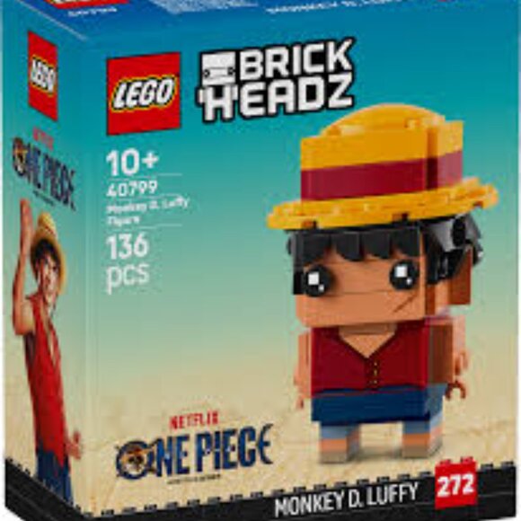 LEGO 40799 ONE PIECE BRICKHEADZ MONKEY D. LUFFY New NIB in Hand - Picture 11 of 13